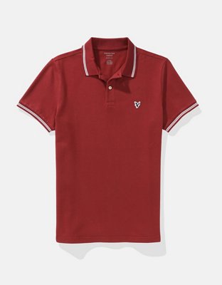 AE Slim Fit Tipped Flex Pique Polo Shirt