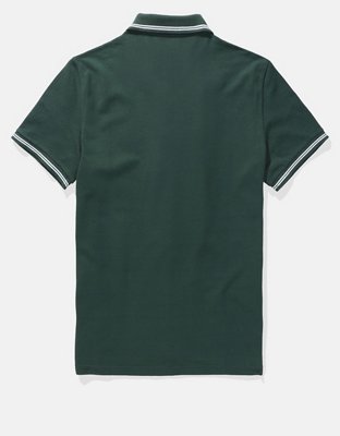 AE Slim Fit Tipped Flex Pique Polo Shirt