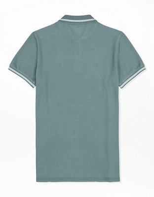 AE Slim Fit Tipped Flex Pique Polo Shirt