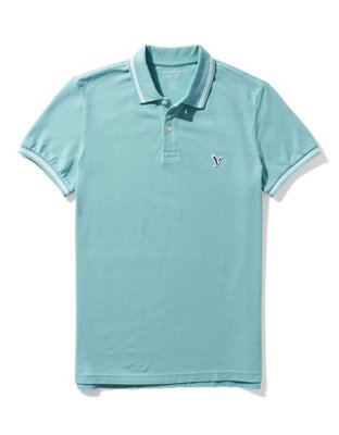 AE Camisa Polo de Piqué Slim Fit Flex con Ribete