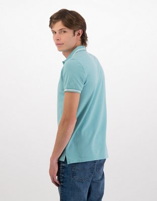 AE Camisa Polo de Piqué Slim Fit Flex con Ribete