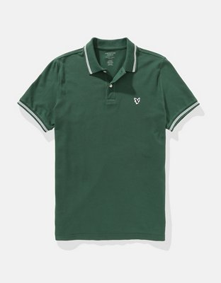 AE Slim Fit Tipped Flex Pique Polo Shirt