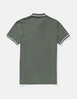 AE Slim Fit Tipped Flex Pique Polo Shirt