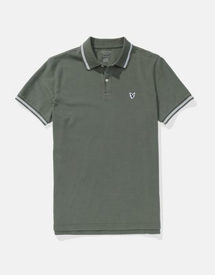 AE Slim Fit Tipped Flex Pique Polo Shirt