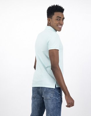AE Slim Fit Tipped Flex Pique Polo Shirt