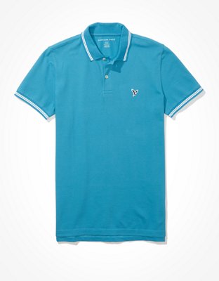 AE Slim Fit Tipped Flex Pique Polo Shirt