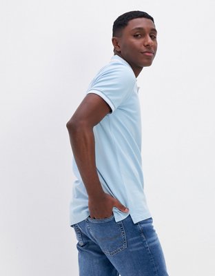 AE Slim Fit Tipped Flex Pique Polo Shirt