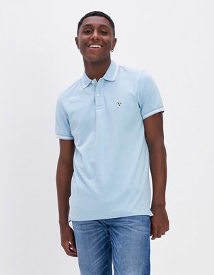 AE Slim Fit Tipped Flex Pique Polo Shirt