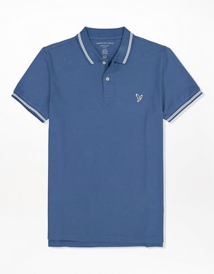AE Slim Fit Tipped Flex Pique Polo Shirt