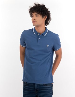 AE Slim Fit Tipped Flex Pique Polo Shirt