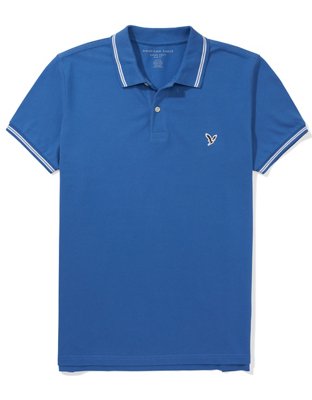 AE Slim Fit Tipped Flex Pique Polo Shirt