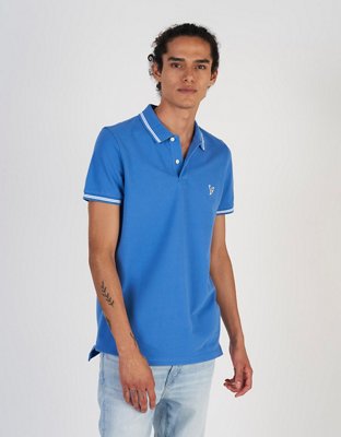 AE Slim Fit Tipped Flex Pique Polo Shirt