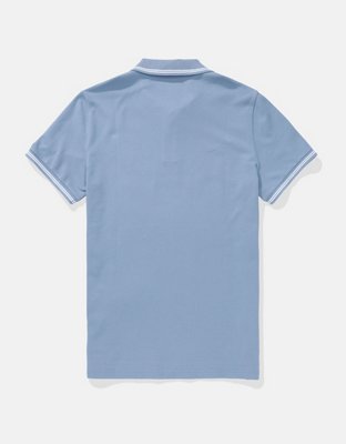 AE Slim Fit Tipped Flex Pique Polo Shirt