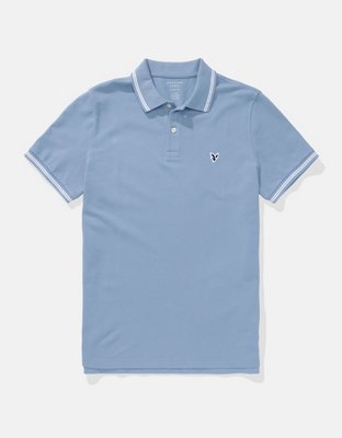 AE Slim Fit Tipped Flex Pique Polo Shirt