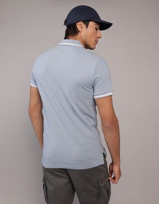 AE Slim Fit Tipped Flex Pique Polo Shirt