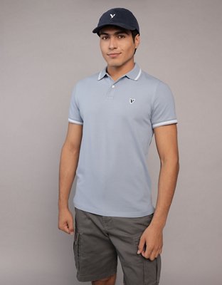 AE Slim Fit Tipped Flex Pique Polo Shirt