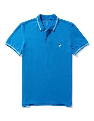 AE Slim Fit Tipped Flex Pique Polo Shirt