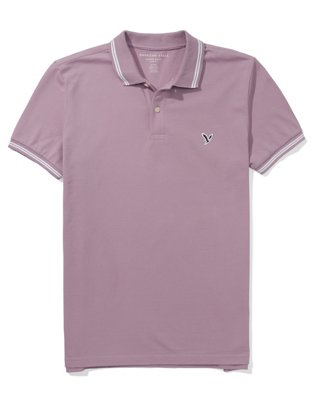 AE Slim Fit Tipped Flex Pique Polo Shirt