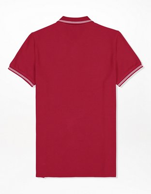 AE Slim Fit Tipped Flex Pique Polo Shirt