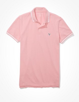 AE Camisa Polo de Piqué Slim Fit Flex con Ribete