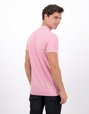AE Camisa Polo de Piqué Slim Fit Flex con Ribete