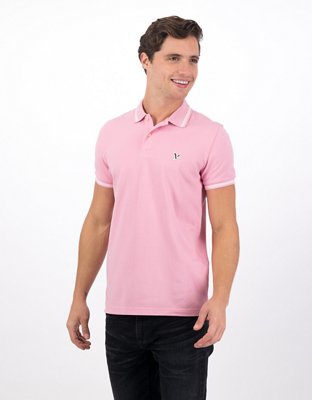 AE Camisa Polo de Piqué Slim Fit Flex con Ribete