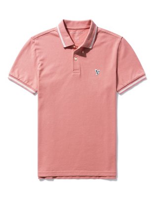 AE Slim Fit Tipped Flex Pique Polo Shirt