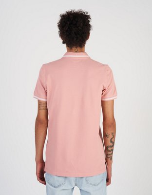 AE Slim Fit Tipped Flex Pique Polo Shirt