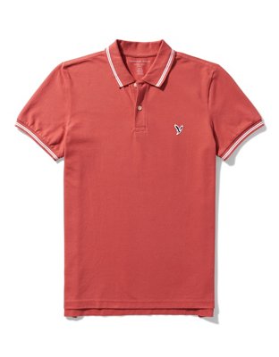 AE Slim Fit Tipped Flex Pique Polo Shirt