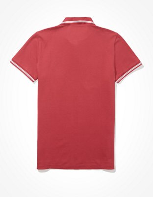 AE Slim Fit Tipped Flex Pique Polo Shirt