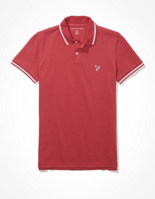 AE Slim Fit Tipped Flex Pique Polo Shirt