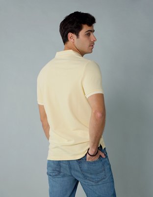 AE Camisa Polo de Piqué Slim Fit Flex con Ribete
