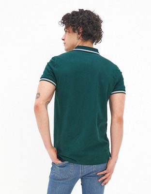 AE Slim Fit Tipped Flex Pique Polo Shirt