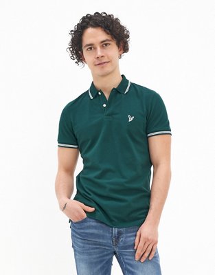 AE Slim Fit Tipped Flex Pique Polo Shirt