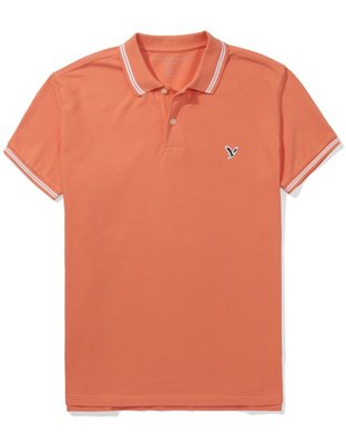 AE Slim Fit Tipped Flex Pique Polo Shirt