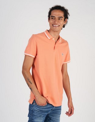 AE Slim Fit Tipped Flex Pique Polo Shirt