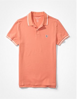 AE Camisa Polo de Piqué Slim Fit Flex con Ribete