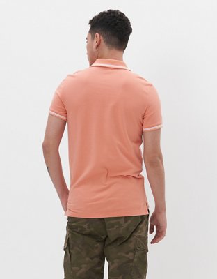 AE Camisa Polo de Piqué Slim Fit Flex con Ribete
