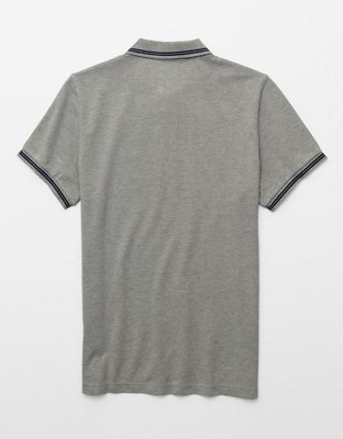 AE Slim Fit Tipped Flex Pique Polo Shirt