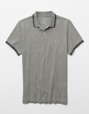 AE Slim Fit Tipped Flex Pique Polo Shirt
