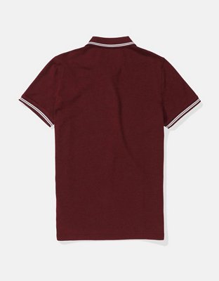 AE Slim Fit Tipped Pique Polo Shirt