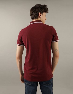 AE Slim Fit Tipped Pique Polo Shirt