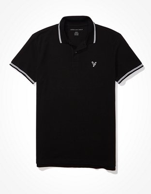 AE Tipped Flex Pique Polo Shirt