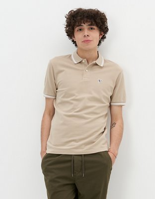 AE Tipped Flex Pique Polo Shirt