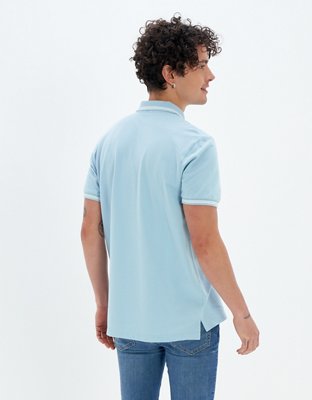 AE Tipped Flex Pique Polo Shirt