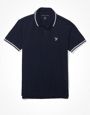 AE Tipped Flex Pique Polo Shirt
