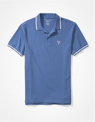 AE Tipped Flex Pique Polo Shirt