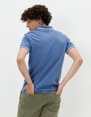 AE Tipped Flex Pique Polo Shirt