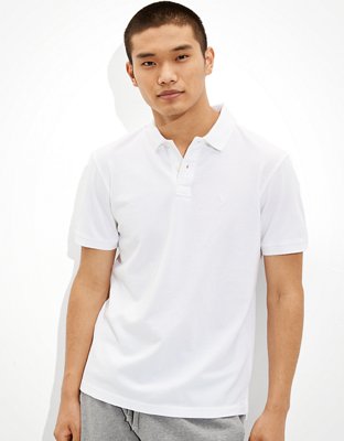 Mens Plain Polo T shirts American Eagle Outfitters Uni 100% Coton Top Shirts 