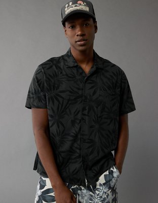 AE Button-Up Knit Shirt